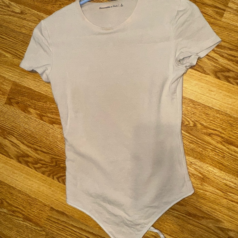 Abercrombie & Fitch Light Beige Bodysuit